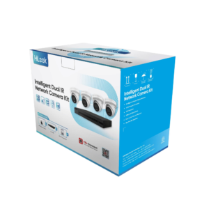 HiLook 6MP Boxed CCTV Kit with 4-Channel PoE NVR, 2TB HDD & 4 Weatherproof Turret Cameras